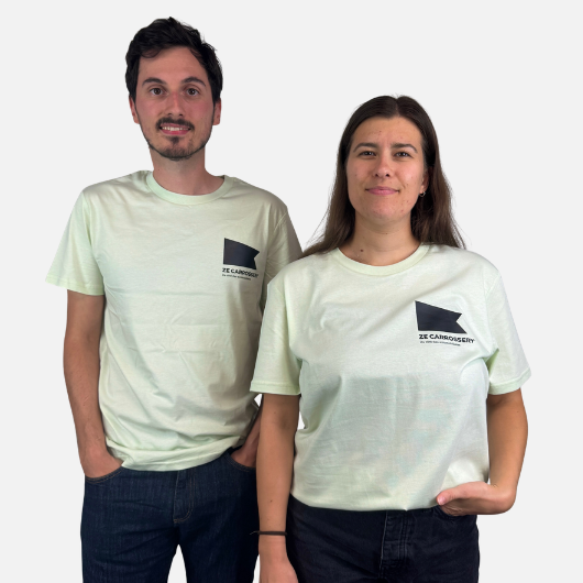 Tee-shirt vert - ZeCa face